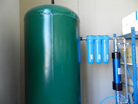 空壓機(jī)后處理之儲氣罐、過濾器、滲膜式干燥器